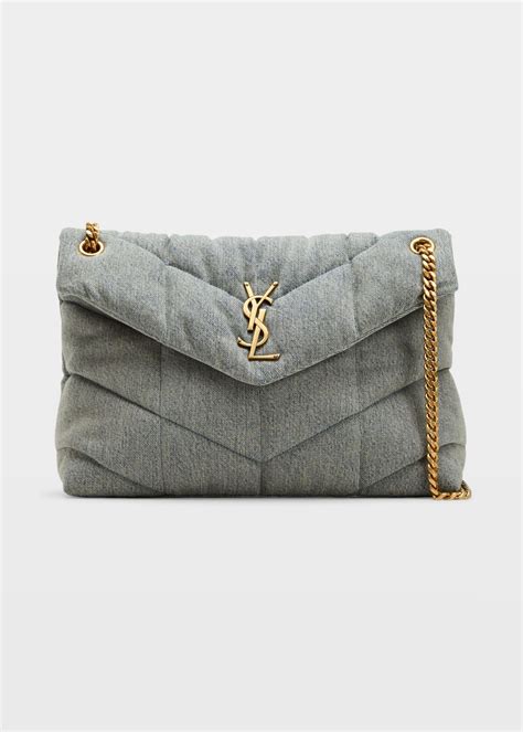 ysl bag puffer|YSL denim puffer.